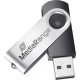 MediaRange USB 2.0 Flash Drive 4GB (Black/Silver) (MR907)