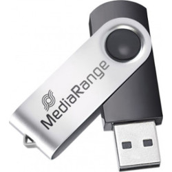 MediaRange 16GB USB 2.0 Stick Ασημί