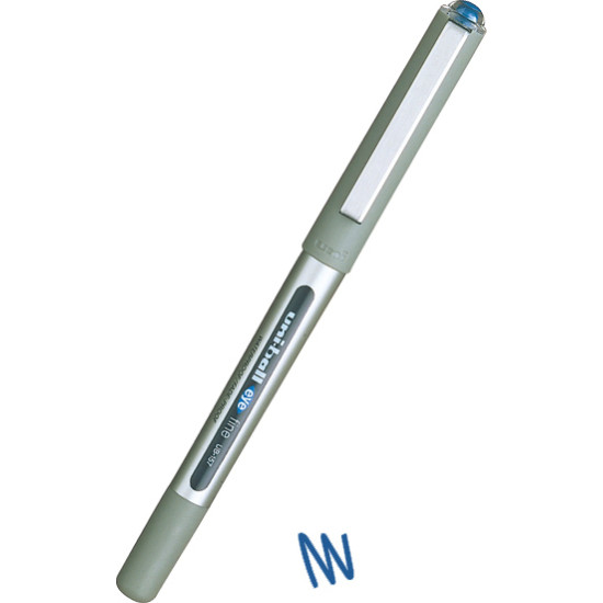 Uni-Ball Στυλό Rollerball 0.7mm με Μπλε Μελάνι Eye Fine UB-157