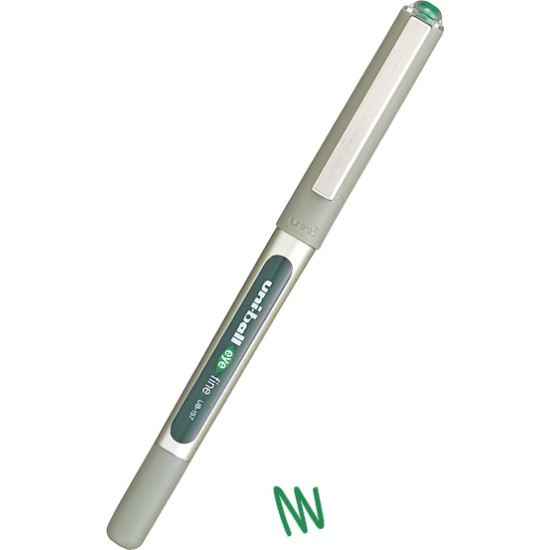 Uni-Ball Στυλό Rollerball 0.7mm με Πράσινο Μελάνι Eye Fine UB-157