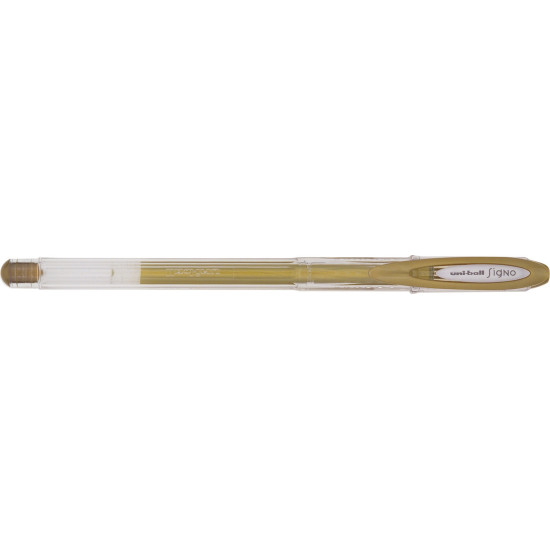 Uni-Ball Στυλό Gel 0.8mm με Χρυσό Mελάνι Signo UM-120ΝΜ