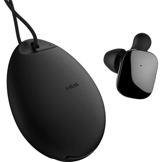 Baseus Encok W02 In-ear Bluetooth Handsfree Ακουστικά με Αντοχή στον Ιδρώτα και Θήκη Φόρτισης Μαύρα
