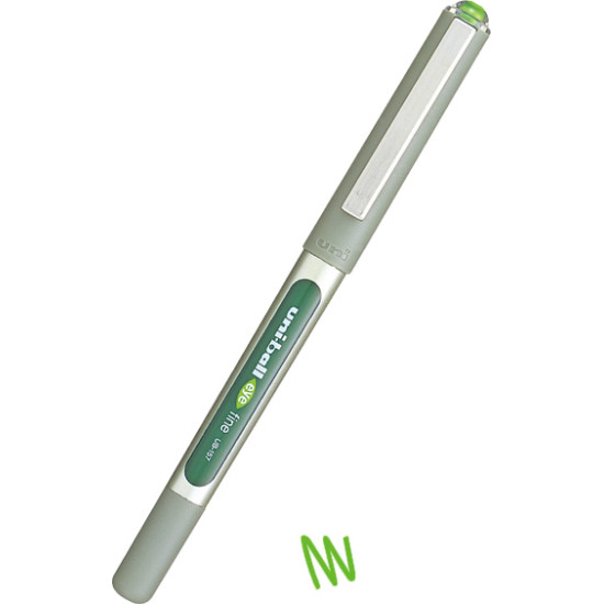 Uni-Ball Στυλό Rollerball 0.7mm με Πράσινο Μελάνι Eye Fine UB-157 Λαχανί