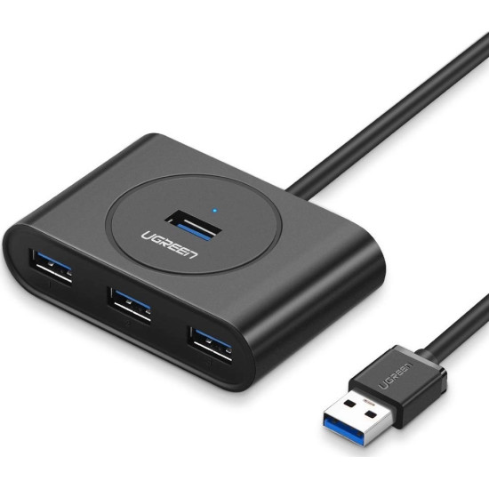 Ugreen CR113 USB 3.0 Hub 4 Θυρών με σύνδεση USB-A και Εξωτερική Παροχή Ρεύματος
