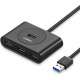 Ugreen CR113 USB 3.0 Hub 4 Θυρών με σύνδεση USB-A και Εξωτερική Παροχή Ρεύματος