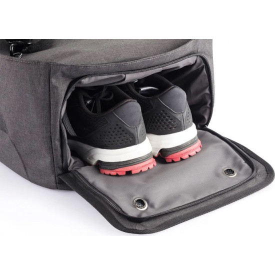 XD Design Bobby Duffle Antitheft Αδιάβροχη Τσάντα Πλάτης για Laptop 17" σε Μαύρο χρώμα