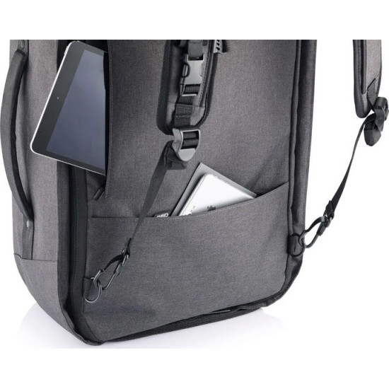 XD Design Bobby Duffle Antitheft Αδιάβροχη Τσάντα Πλάτης για Laptop 17" σε Μαύρο χρώμα