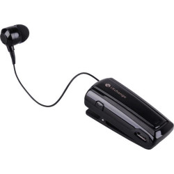 iXchange UA24ST In-ear Bluetooth Handsfree Ακουστικό Πέτου Μαύρο