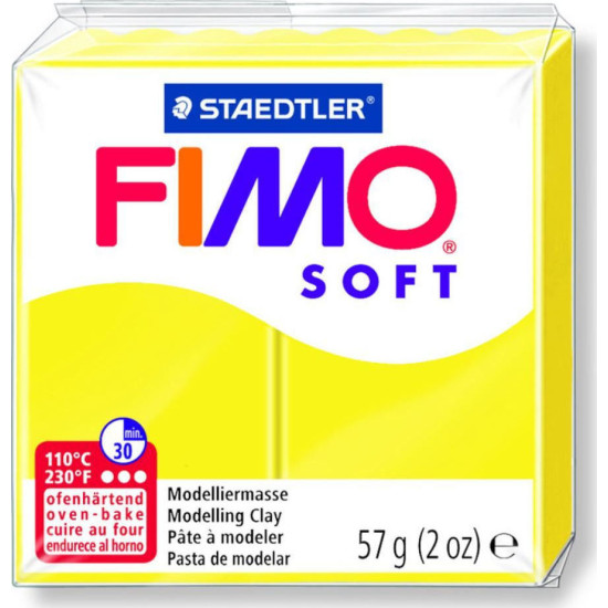 Staedtler Fimo Soft Lemon Πολυμερικός Πηλός 57gr
