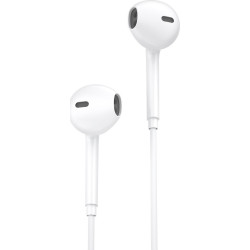 WK Y19 Earbuds Handsfree με Βύσμα Lightning Λευκό