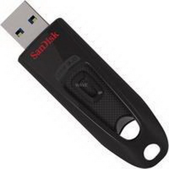 SanDisk Ultra USB 3.0 Flash Drive 256gb (SDCZ48-256G-U46) Black