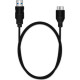 MediaRange USB 3.0 to micro USB 3.0 Cable Μαύρο 1.0m (MRCS153)