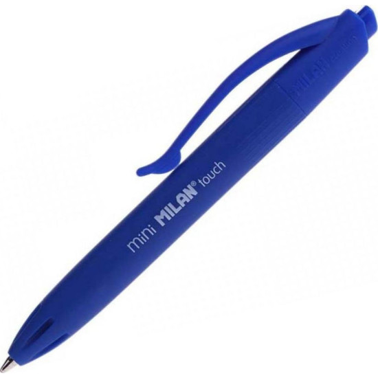 Milan Στυλό Ballpoint 1.0mm με Μπλε Mελάνι P1 Touch Mini