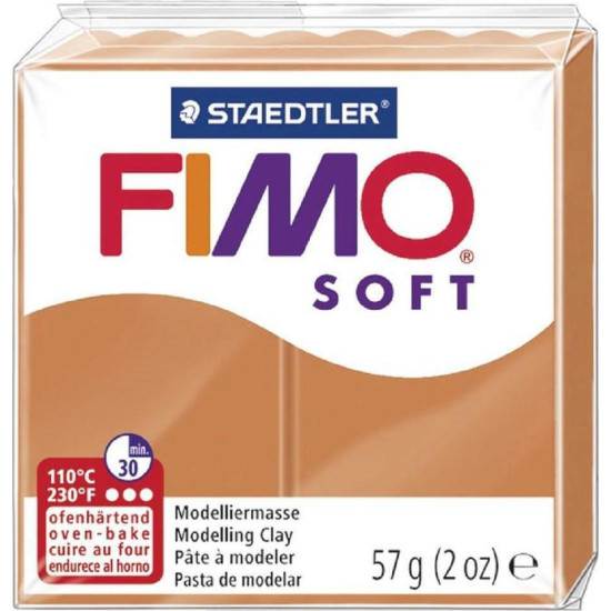 Staedtler Fimo Soft Cognac Πολυμερικός Πηλός 57gr