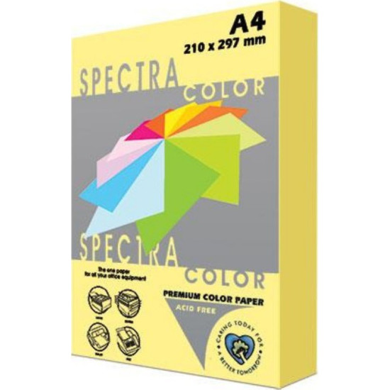Spectra Color Χαρτί Εκτύπωσης A4 80gr/m² 500 φύλλα Κίτρινο Spectra Color Χαρτί Εκτύπωσης A4 80gr/m² 500 φύλλα Κίτρινο