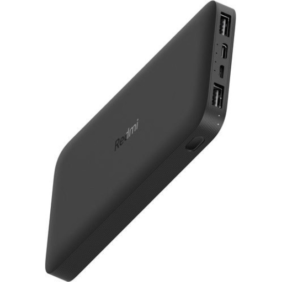 Xiaomi Redmi Power Bank 10000mAh 5W με 2 Θύρες USB-A Μαύρο