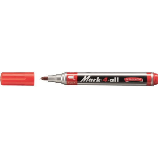 Stabilo 651 Mark 4 All Ανεξίτηλος Μαρκαδόρος 2.5mm Κόκκινος Stabilo 651 Mark 4 All Ανεξίτηλος Μαρκαδόρος 2.5mm Κόκκινος