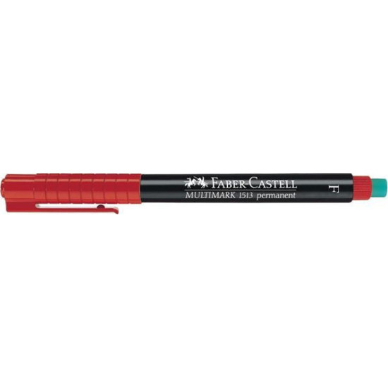 Faber-Castell Multimark 1513 Μαρκαδόρος για CD/DVD 0.6mm Κόκκινος