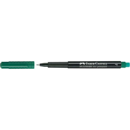 Faber-Castell Multimark 1513 Μαρκαδόρος για CD/DVD 0.6mm Πράσινος