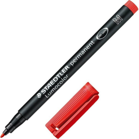 STAEDTLER Μαρκαδόρος Lumocolor M Permanent Κόκκινο 218.317-2 STAEDTLER Μαρκαδόρος Lumocolor M Permanent Κόκκινο 218.317-2