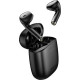 Baseus W04 Pro Earbud Bluetooth Handsfree Ακουστικά με Αντοχή στον Ιδρώτα και Θήκη Φόρτισης Μαύρα