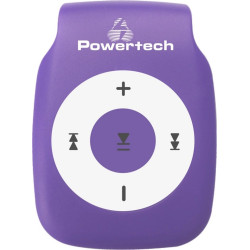 Powertech PT-65 MP3 Player (32GB) with Clip Μωβ