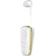 Firo H103 In-ear Bluetooth Handsfree Ακουστικό Πέτου Λευκό