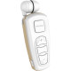 Firo H103 In-ear Bluetooth Handsfree Ακουστικό Πέτου Λευκό