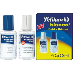 Pelikan Διορθωτικό Υγρό με Διαλυτικό 2 x 20ml