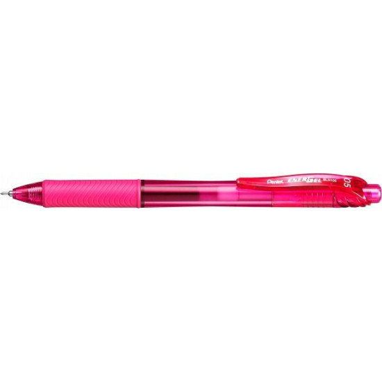 Pentel Στυλό 0.5mm με Ροζ Mελάνι Energel