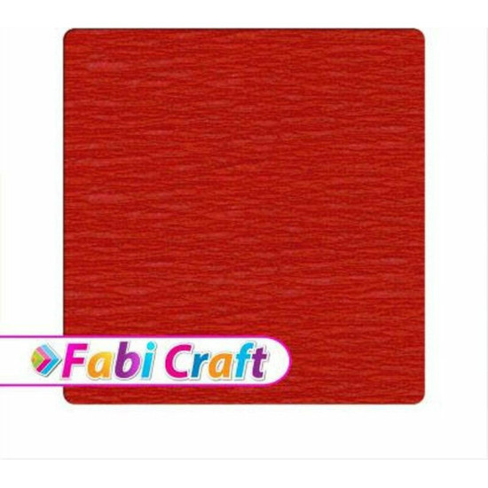 Fabi Χαρτί Γκοφρέ Κόκκινο 50x200εκ.