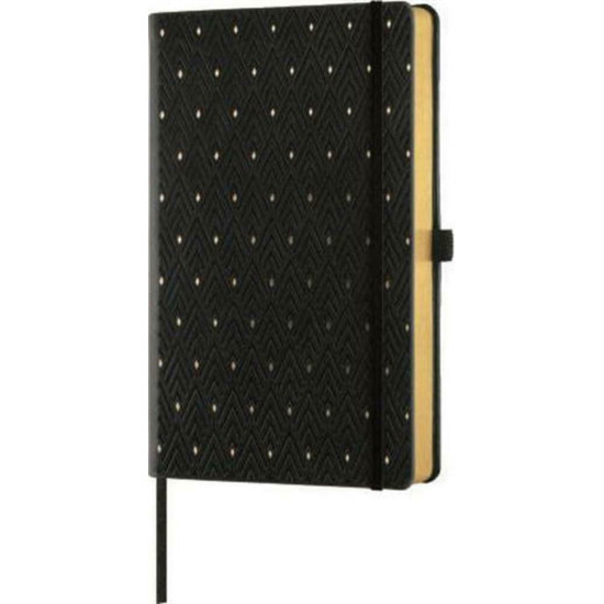 Castelli Σημειωματάριο A5 Ριγέ με Λάστιχο και Θήκη για Στυλό 13x21cm