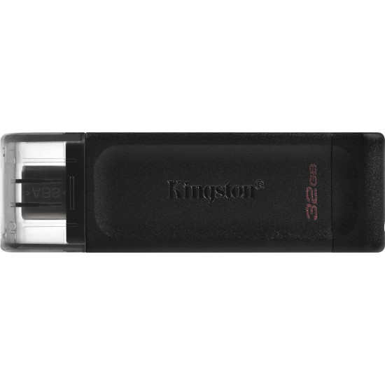 Kingston DataTraveler 70 32GB USB 3.2 Stick με σύνδεση USB-C Μαύρο