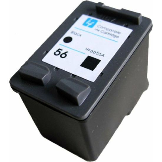 Raduga Συμβατό Μελάνι Εκτυπωτή InkJet HP 56XL 22ml Μαύρο