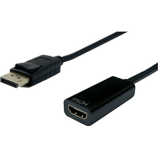 Powertech Μετατροπέας DisplayPort male σε HDMI female (PTH-032)
