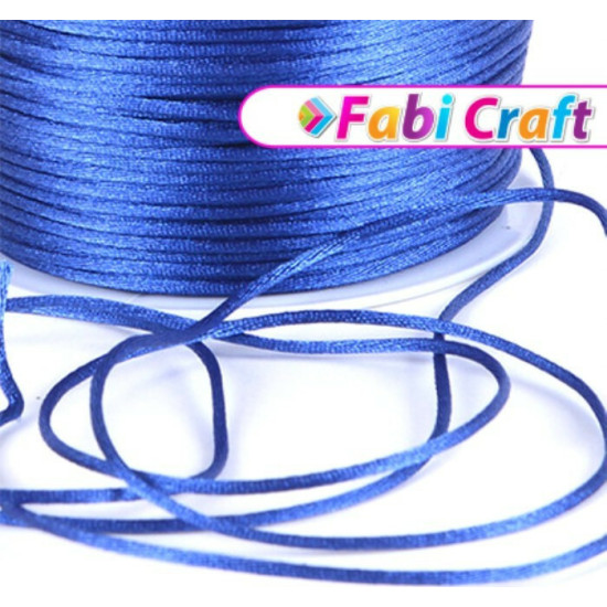 Fabi Κορδόνι Σατέν Ποντικοουρά 2mm x 50m Μπλε