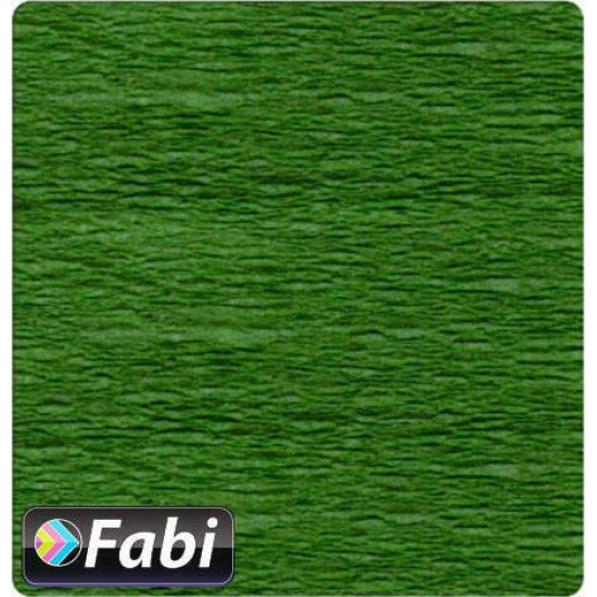 Fabi Χαρτί Γκοφρέ Πράσινο Σκούρο 50x200εκ.