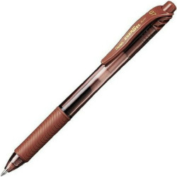 Pentel Στυλό 0.7mm με Καφέ Mελάνι Energel