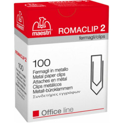 Romeo Maestri No.2 Συνδετήρες 25mm Μεταλλικοί 100τμχ