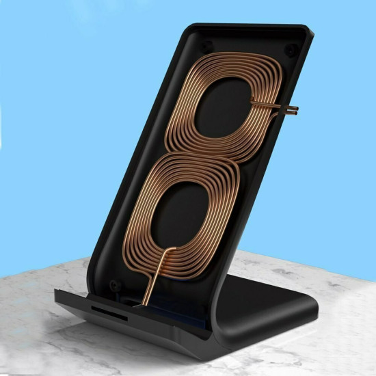 WK Ασύρματος Φορτιστής (Qi Pad) 10W Quick Charge 2.0 Μαύρος (WP-U84)