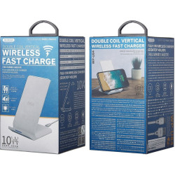 WK Ασύρματος Φορτιστής (Qi Pad) 10W Quick Charge 2.0 Μαύρος (WP-U84)