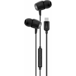 iXchange SE12 In-ear Handsfree με Βύσμα USB-C Μαύρο
