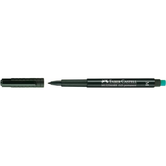 Faber-Castell Multimark 1525 Μαρκαδόρος για CD/DVD 1mm Μαύρος