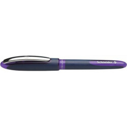 Schneider Στυλό Rollerball 0.6mm με Λιλά Mελάνι One Business