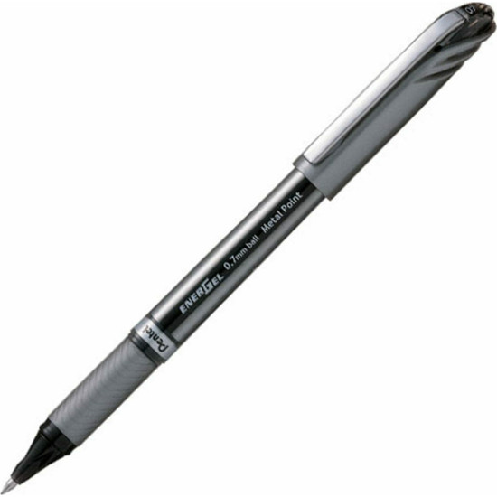 Pentel Στυλό 0.7mm με Μαύρο Mελάνι Energel
