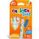 Carioca Baby Valorous Marker 2+ Πλενόμενοι Μαρκαδόροι Ζωγραφικής Χονδροί σε 6 Χρώματα