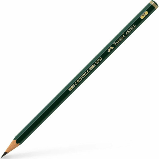Faber-Castell 9000 Μολύβι 7B Πράσινο