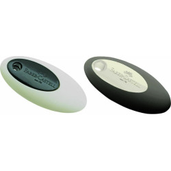 Faber-Castell Γόμα για Μολύβι Οβάλ με Πλαστική Λαβή (Διάφορα Χρώματα)