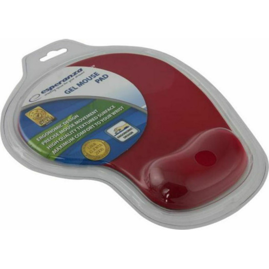 Mousepad με στήριγμα καρπού Esperanza EA137R Mousepad με στήριγμα καρπού Esperanza EA137R