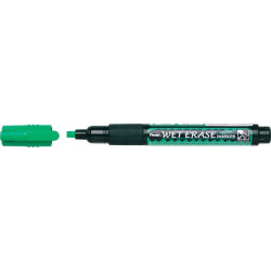 Pentel Wet Erase Chalk Marker Μαρκαδόρος Πράσινος Μαυροπίνακα Υγρής Κιμωλίας για Γυαλί 2-4mm